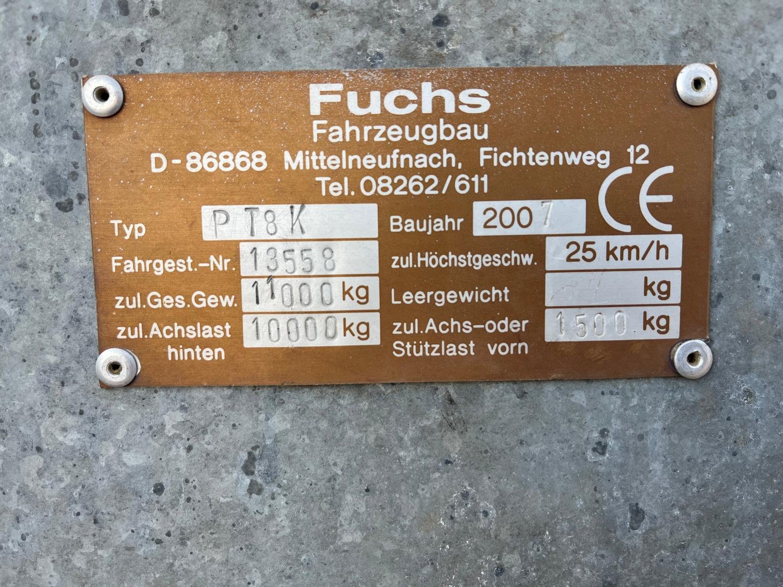 Pumpfass от тип Fuchs PT 8, Gebrauchtmaschine в Tuntenhausen (Снимка 3)
