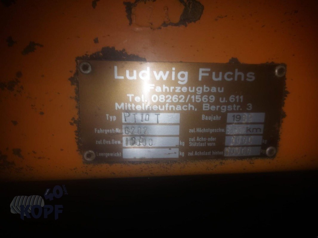 Pumpfass типа Fuchs Pumpfass gefedert 10.000 Liter 80,60,40 km/H, Gebrauchtmaschine в Schutterzell (Фотография 27)