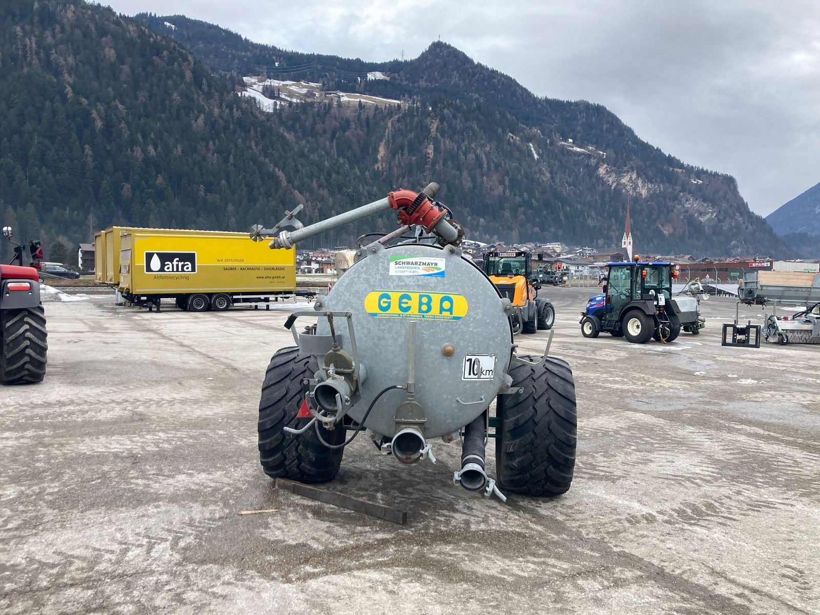 Pumpfass типа GEBA 4000 Liter mit Hochdruck-Güllewerfer, Gebrauchtmaschine в Schlitters (Фотография 7)