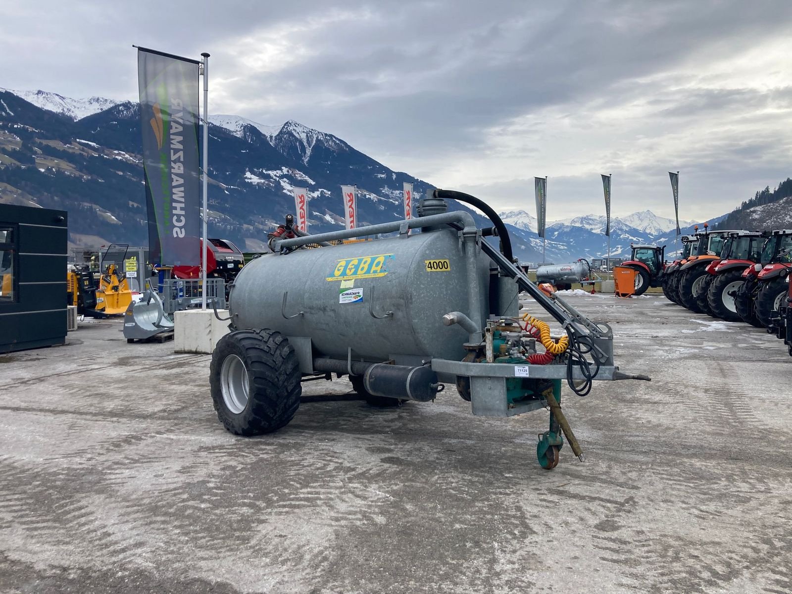 Pumpfass типа GEBA 4000 Liter mit Hochdruck-Güllewerfer, Gebrauchtmaschine в Schlitters (Фотография 3)