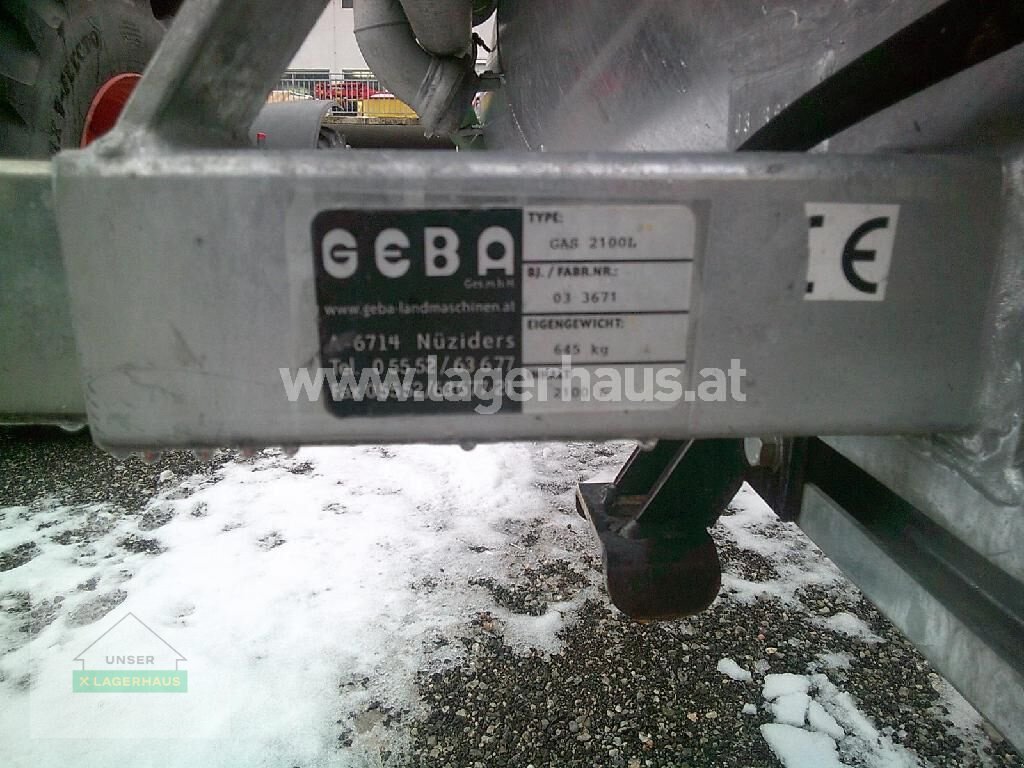 Pumpfass des Typs GEBA AUFBAUFASS 2100 LT., Gebrauchtmaschine in Schlitters (Bild 4)
