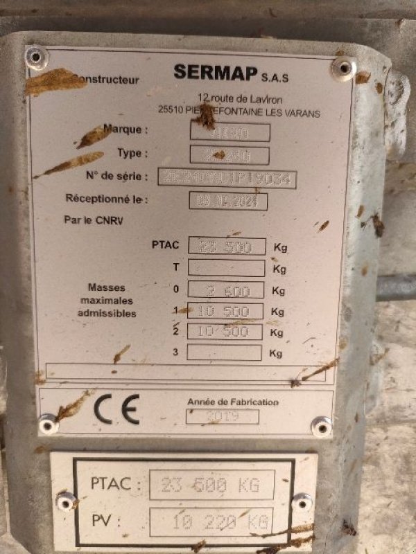Pumpfass typu Heywang MCI 1230 DE, Gebrauchtmaschine w SAINTE GENEVIEVE SUR AGENCE (Zdjęcie 7)