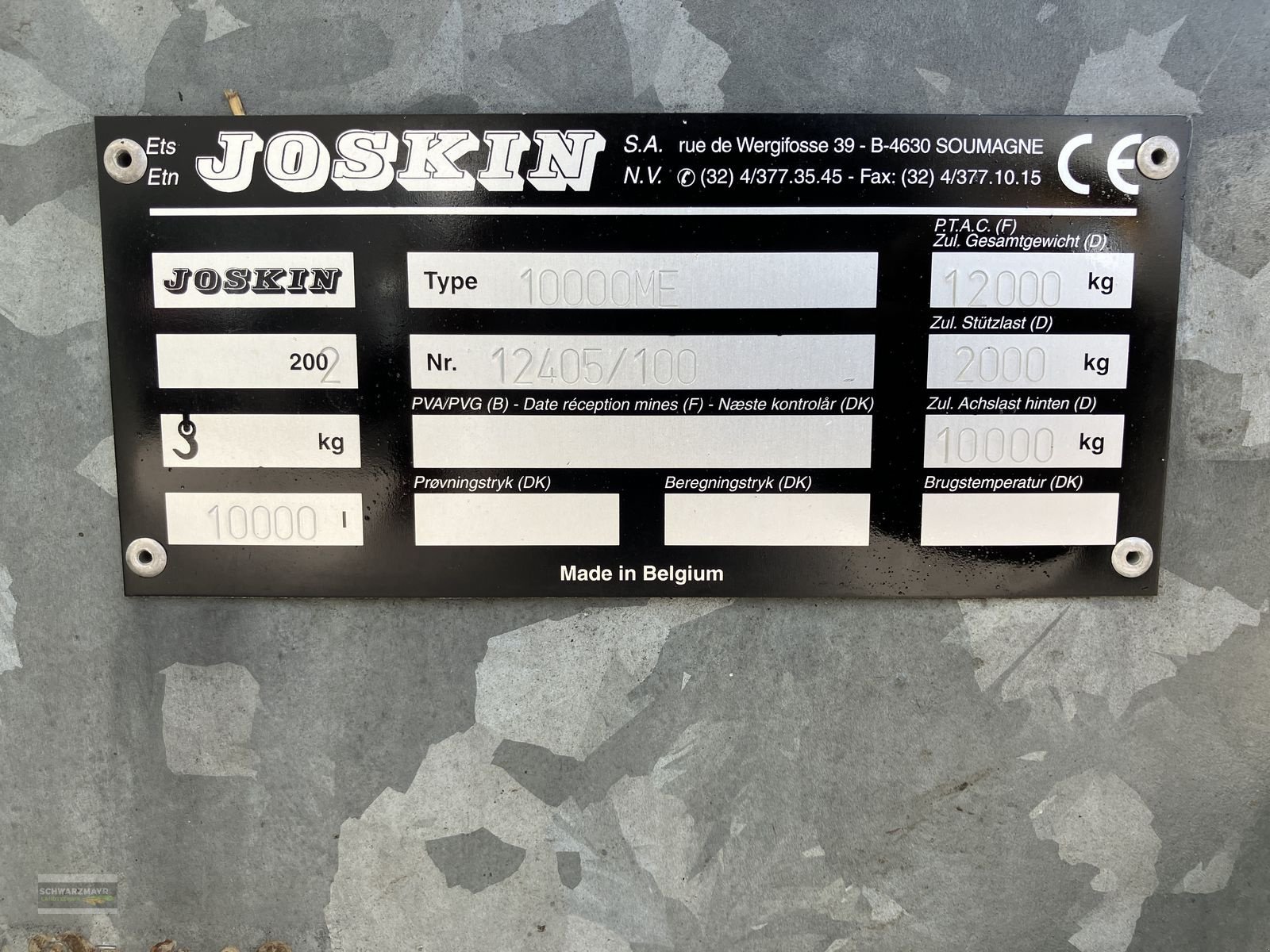 Pumpfass typu Joskin 10000 ME, Gebrauchtmaschine v Gampern (Obrázek 17)