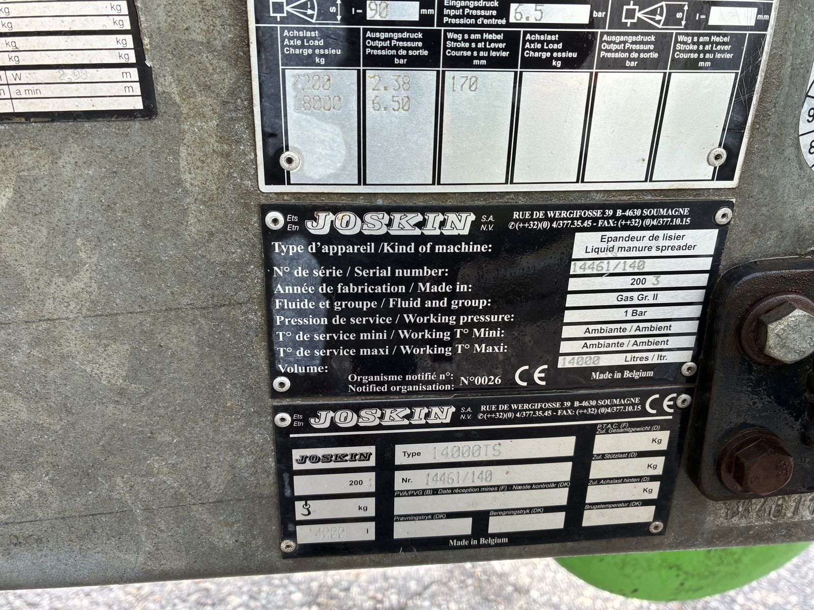 Pumpfass tip Joskin Atlas TS 14000, Gebrauchtmaschine in Villach (Poză 8)