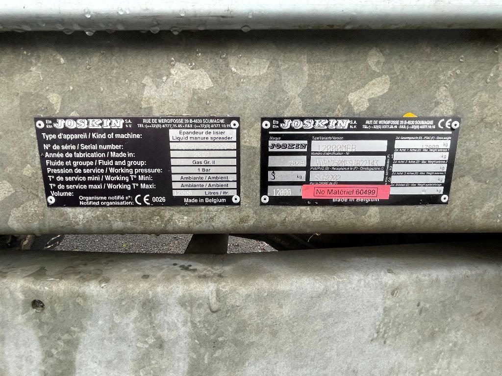 Pumpfass от тип Joskin Modulo 2 12000 MEB, Gebrauchtmaschine в Allerborn (Снимка 4)