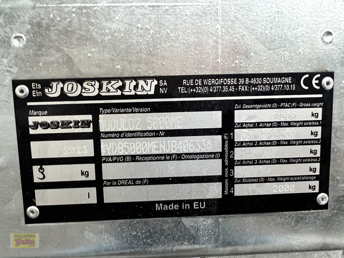 Pumpfass tip Joskin Modulo 2 5000 ME, Neumaschine in Kötschach (Poză 22)