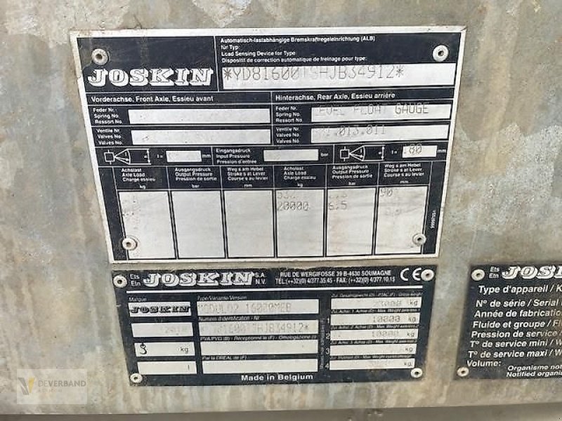 Pumpfass typu Joskin Modulo2 16000 MEB, Gebrauchtmaschine w Fischbach/Clervaux (Zdjęcie 10)