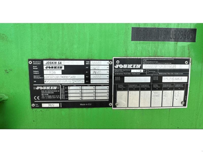 Pumpfass типа Joskin QUADRA 20000, Gebrauchtmaschine в Richebourg (Фотография 9)