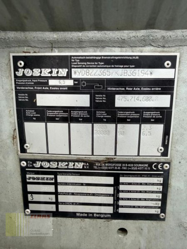 Pumpfass des Typs Joskin VOLUMETRA 14500 D - 15M, Gebrauchtmaschine in Hollfeld (Bild 15)