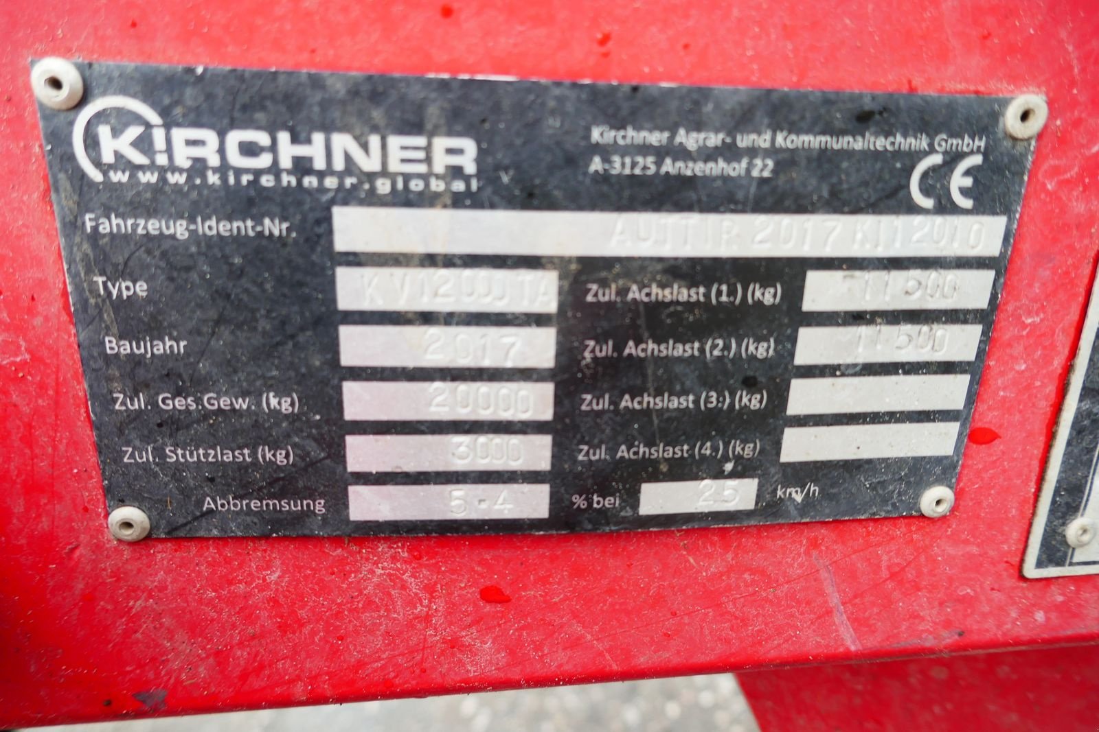 Pumpfass типа Kirchner KV 12000 TA, Gebrauchtmaschine в Villach (Фотография 4)