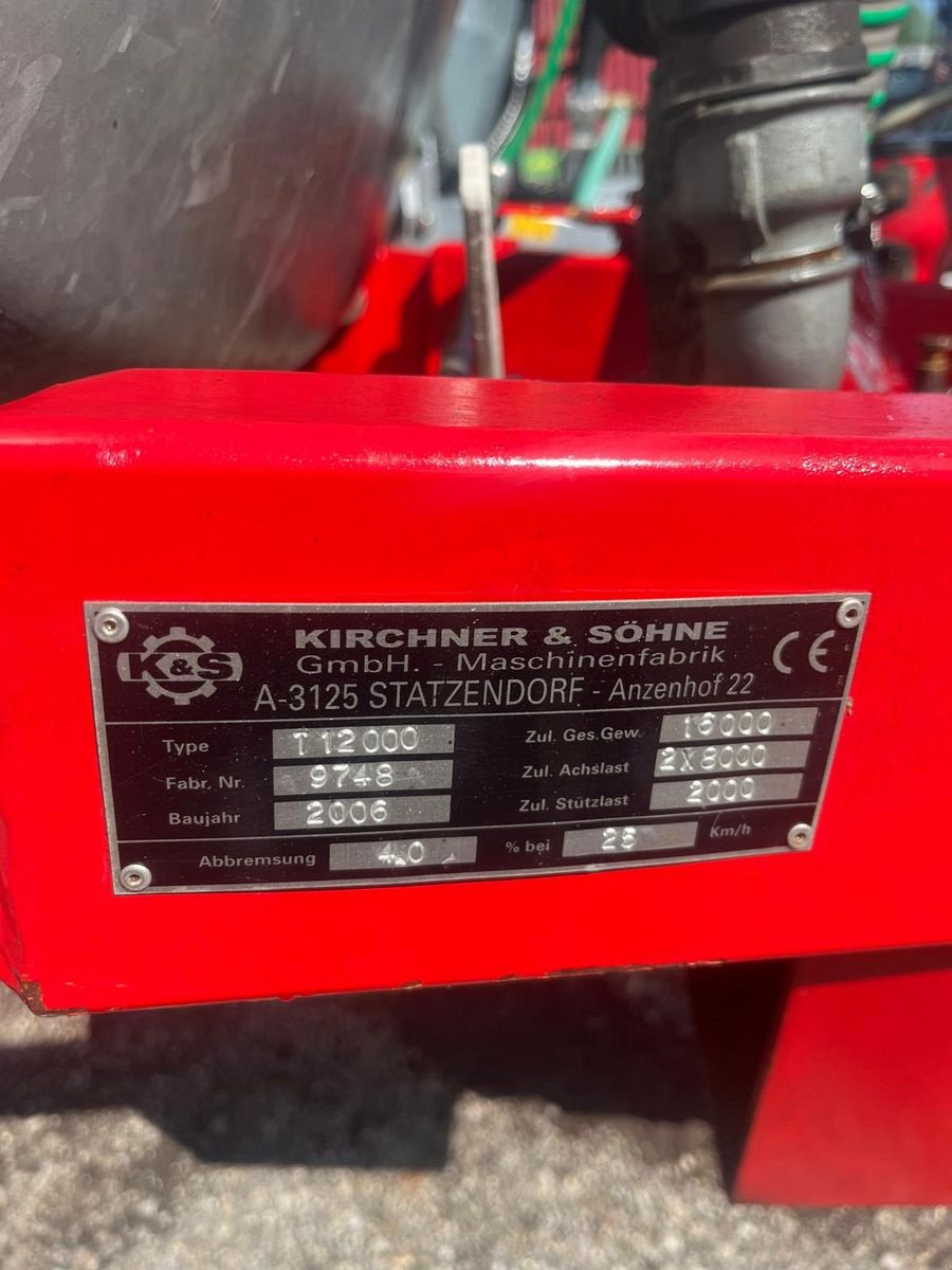 Pumpfass a típus Kirchner T 12000, Gebrauchtmaschine ekkor: Pischelsdorf am Engelbach (Kép 13)