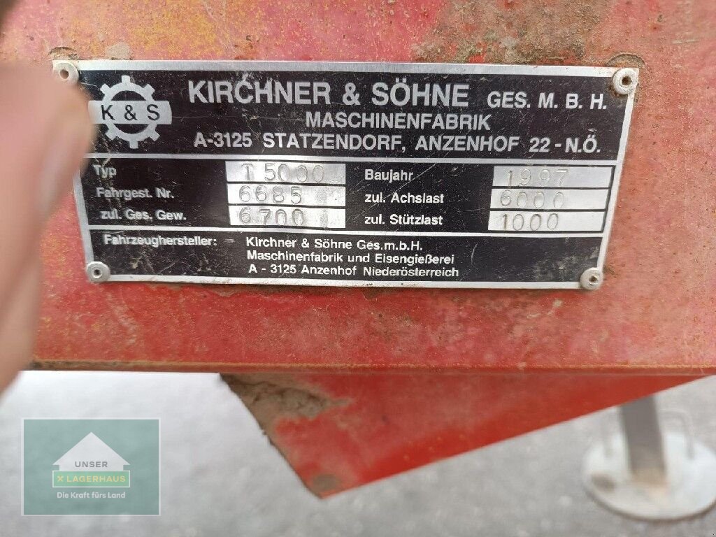 Pumpfass tip Kirchner T5000L, Gebrauchtmaschine in Perg (Poză 12)