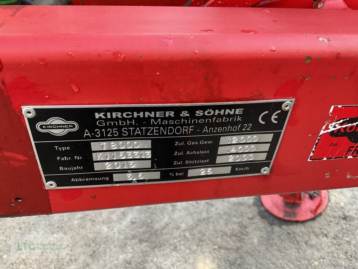 Pumpfass типа Kirchner T8000, Gebrauchtmaschine в Kalsdorf (Фотография 13)