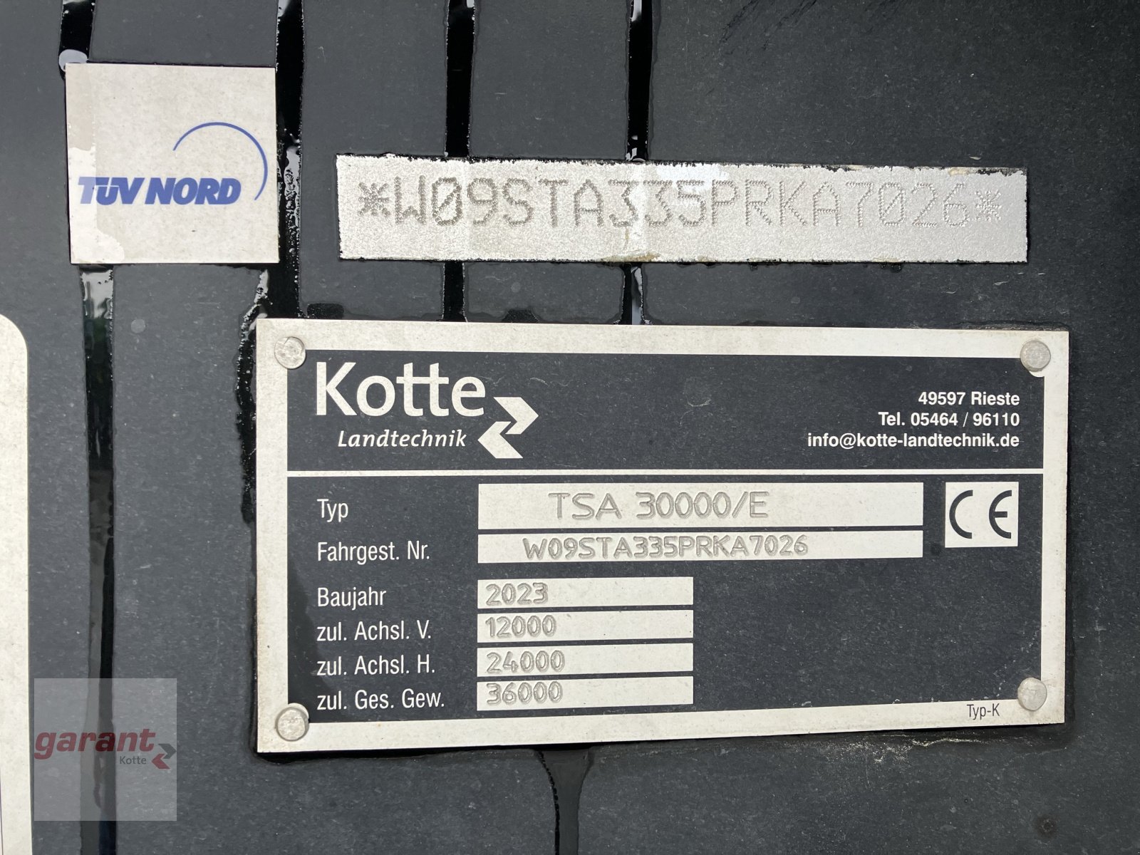 Pumpfass of the type Kotte TSA 30000 E, Gebrauchtmaschine in Rieste (Picture 16)
