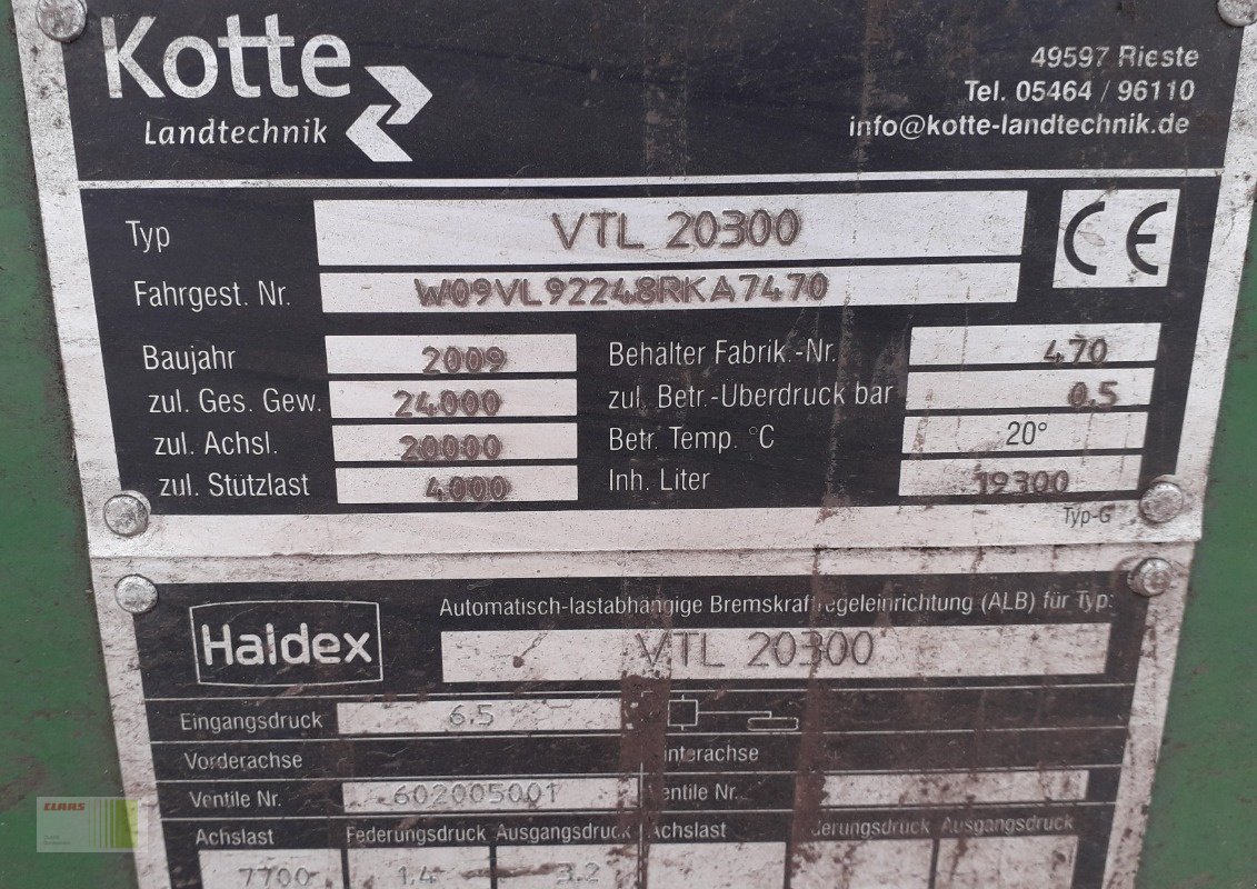 Pumpfass tipa Kotte VTL 20300, Gebrauchtmaschine u Risum-Lindholm (Slika 2)