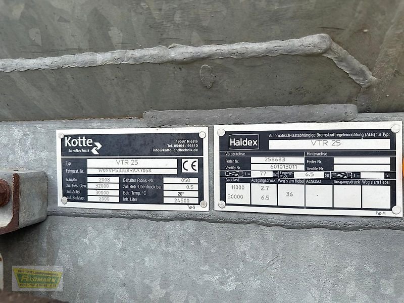 Pumpfass typu Kotte VTR 25, Gebrauchtmaschine v Neuenkirchen-Vinte (Obrázek 20)