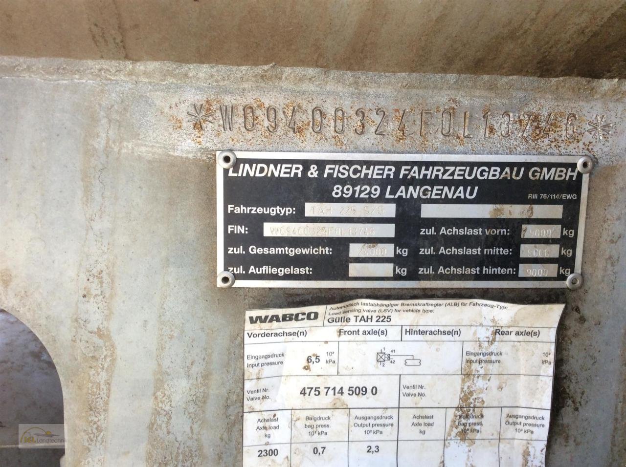 Pumpfass typu Lindner TAH 225 S/G, Gebrauchtmaschine v Pfreimd (Obrázek 6)