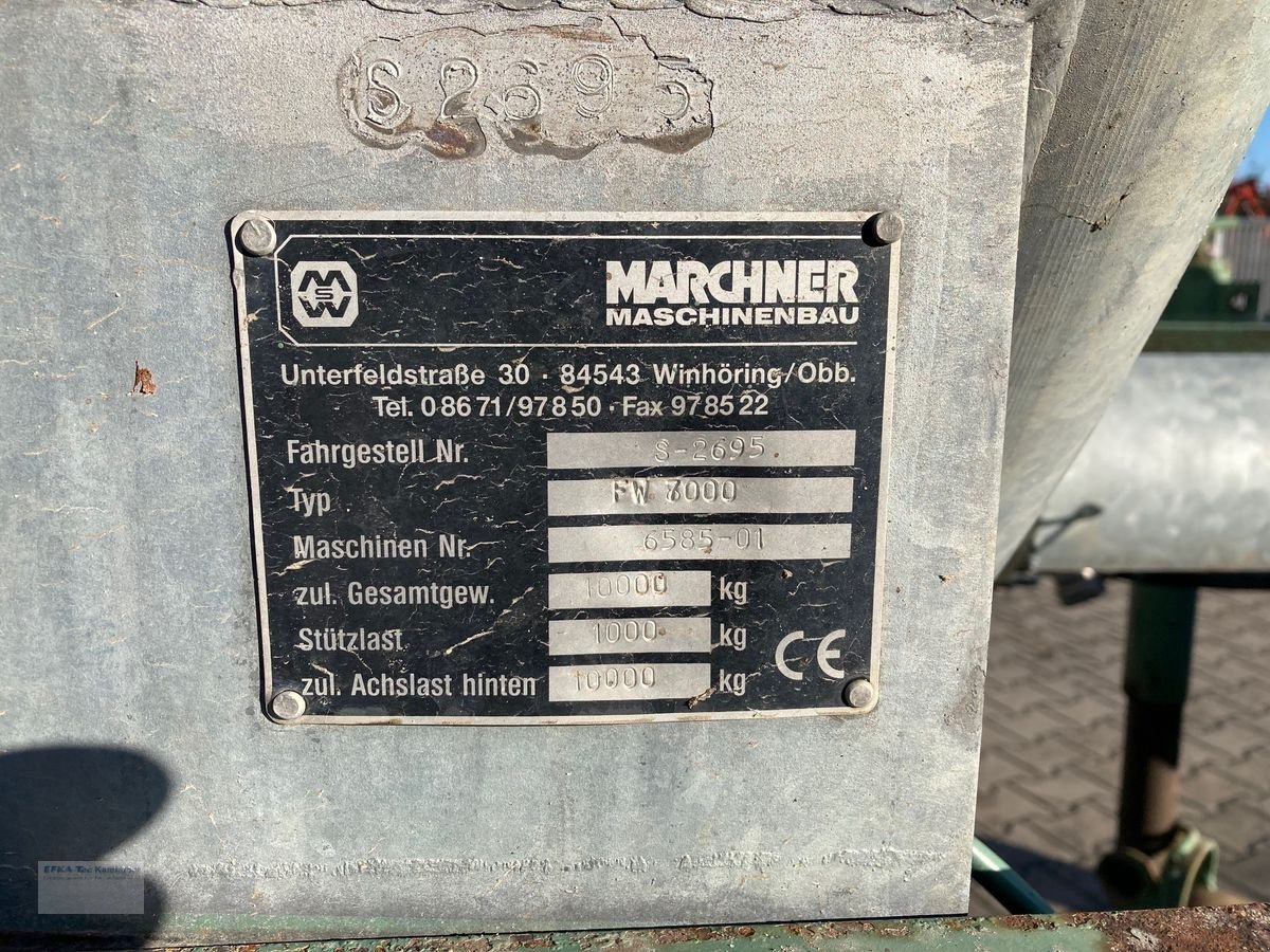 Pumpfass tip Marchner FW 7000, Gebrauchtmaschine in Erlbach (Poză 2)