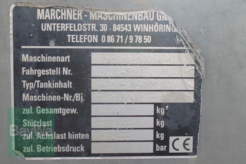 Pumpfass типа Marchner PFW 18500, Gebrauchtmaschine в Straubing (Фотография 13)
