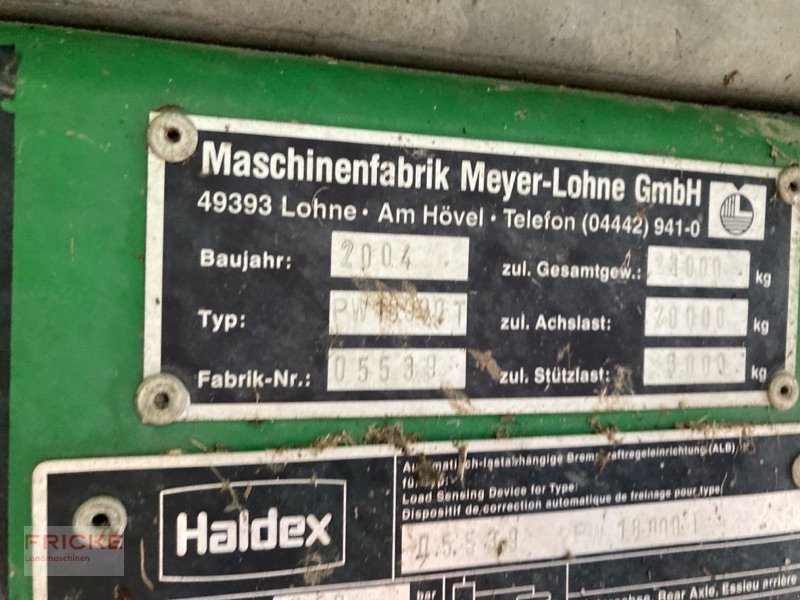 Pumpfass Türe ait Meyer-Lohne PW 18000 T, Gebrauchtmaschine içinde Bockel - Gyhum (resim 11)