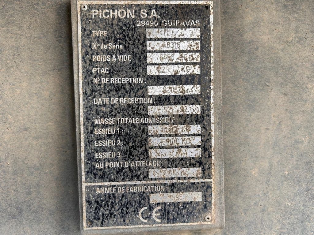 Pumpfass от тип Pichon TCI 15, Gebrauchtmaschine в LANDIVISIAU (Снимка 8)
