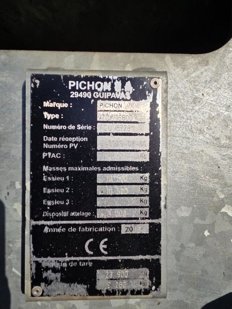 Pumpfass del tipo Pichon TCI 16800 ep8, Gebrauchtmaschine en HAMBYE (Imagen 8)