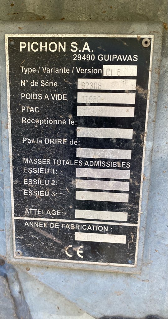 Pumpfass del tipo Pichon TCI 6, Gebrauchtmaschine In Nasbinals (Immagine 10)