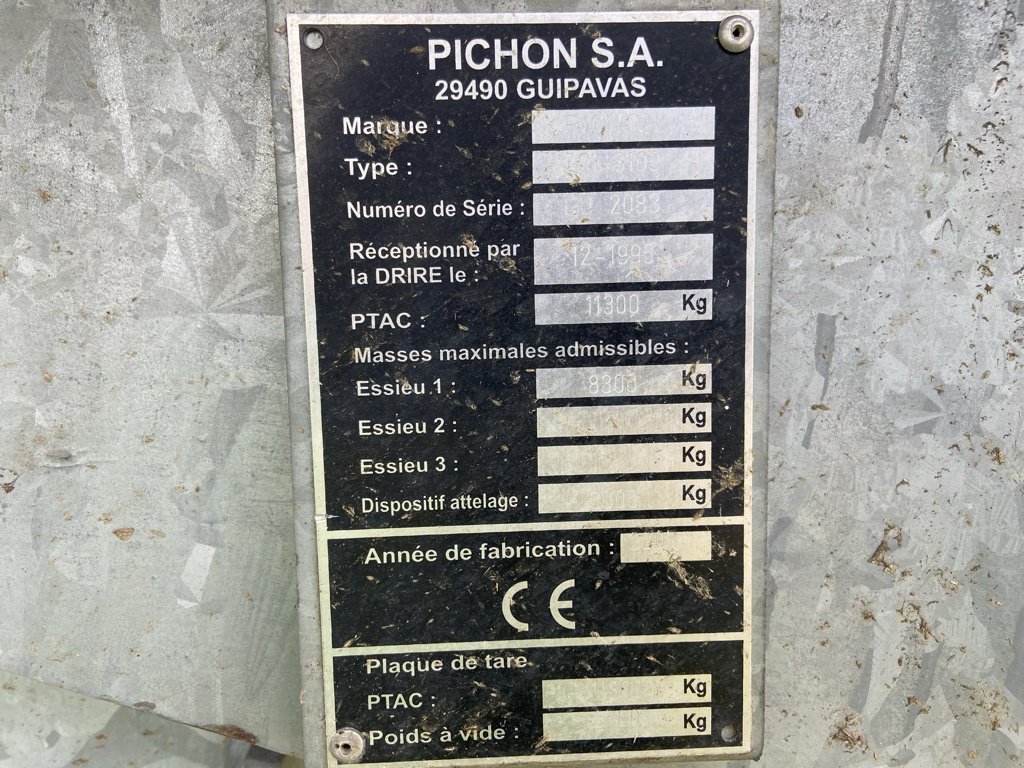 Pumpfass typu Pichon TCI 8100, Gebrauchtmaschine v YTRAC (Obrázek 4)