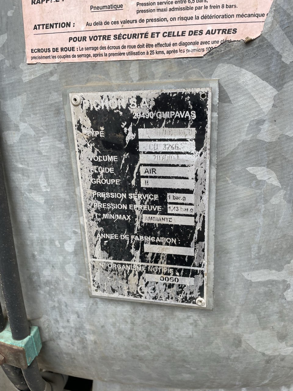 Pumpfass of the type Pichon TCI20700, Gebrauchtmaschine in JOSSELIN (Picture 3)