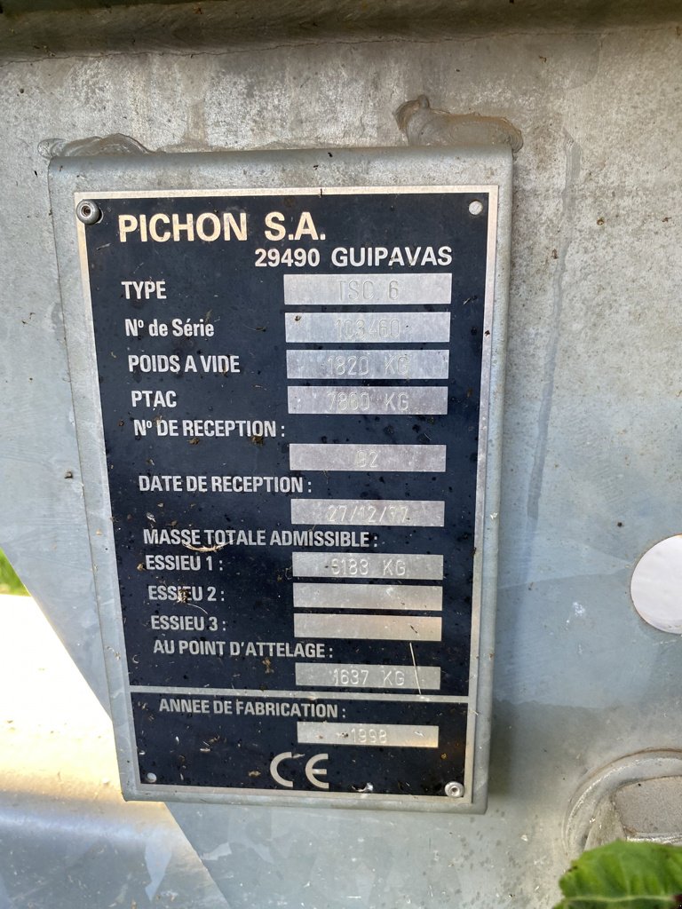 Pumpfass of the type Pichon TSC6, Gebrauchtmaschine in MAURIAC (Picture 8)
