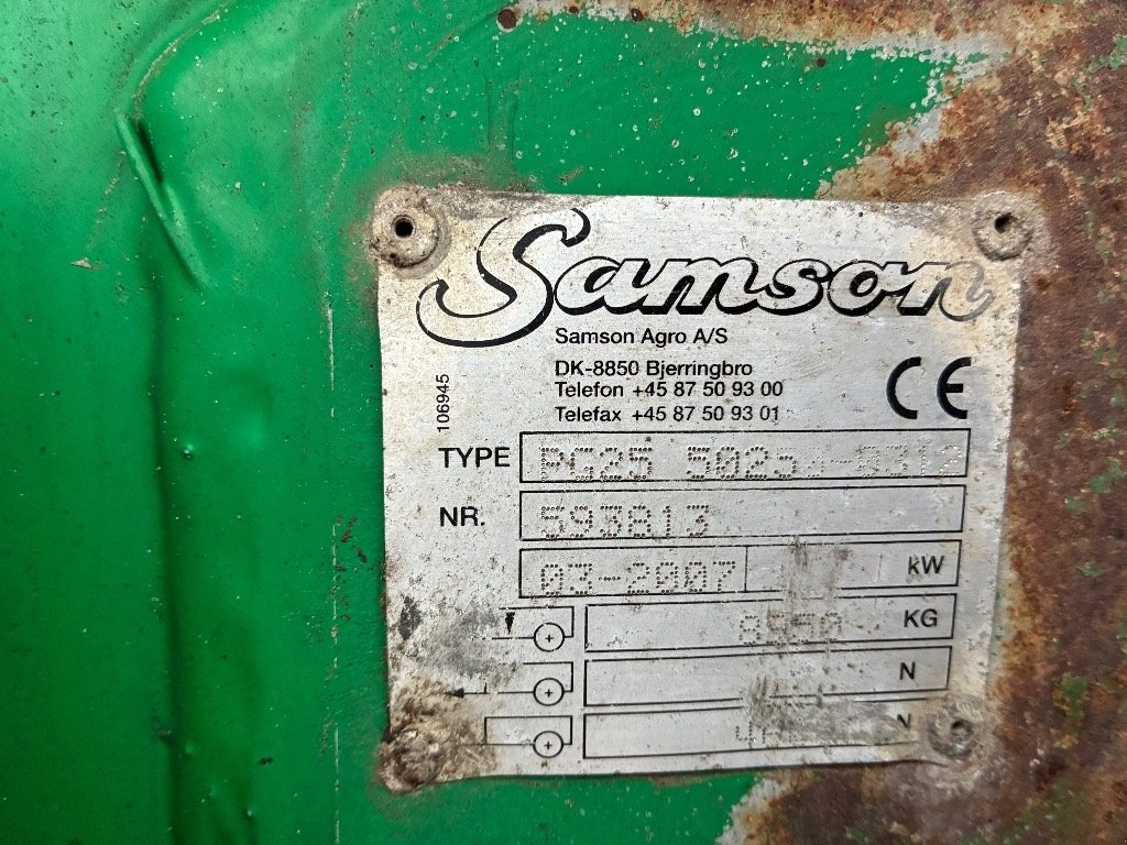 Pumpfass типа Samson PG 25, Gebrauchtmaschine в Kolding (Фотография 7)