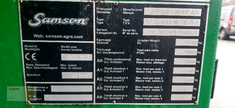 Pumpfass типа Samson PG II 20 E HPD GENESIS, Gebrauchtmaschine в Schenefeld (Фотография 13)