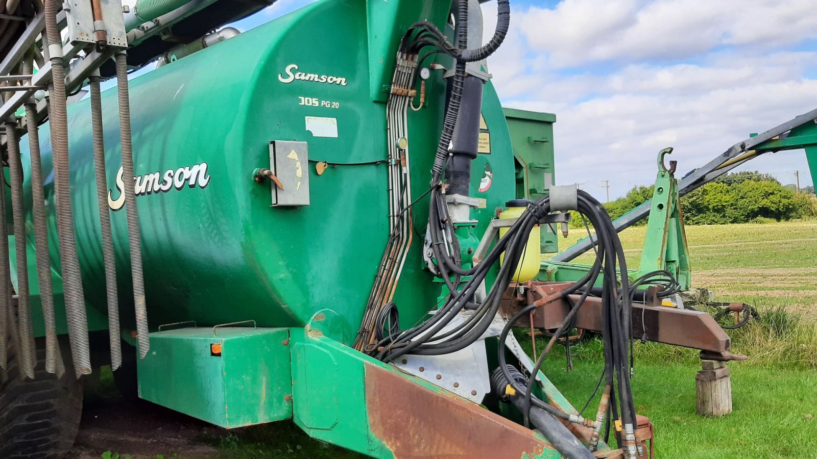 Pumpfass des Typs Samson PG20 m/24m slangebom og lift, Gebrauchtmaschine in Hadsund (Bild 1)