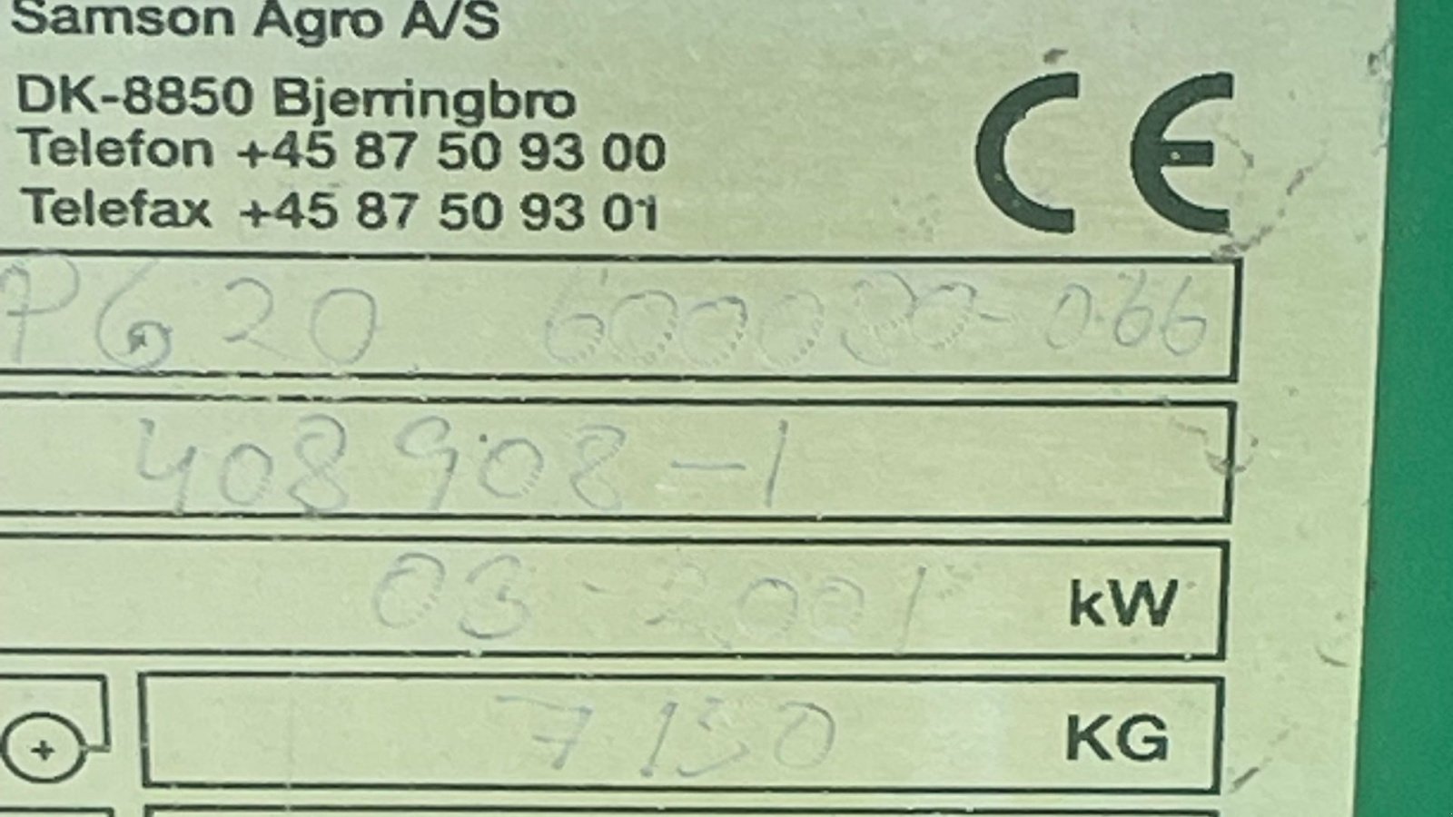 Pumpfass typu Samson PG20 PG 20, Gebrauchtmaschine v Hårlev (Obrázek 5)