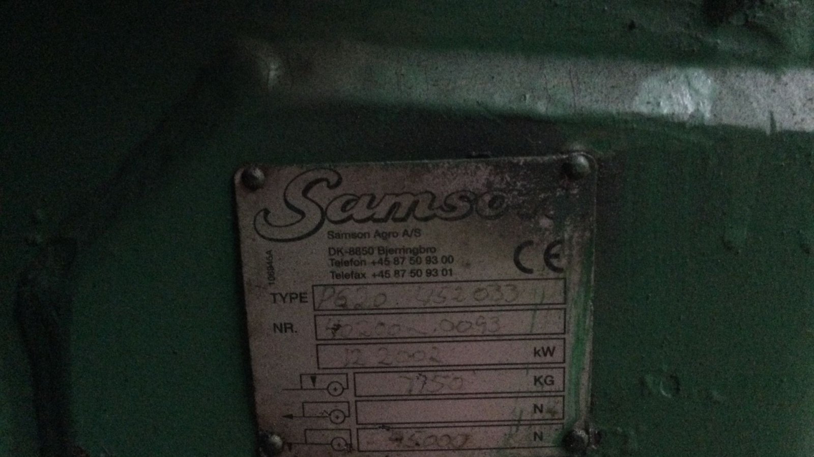 Pumpfass del tipo Samson PG20, Gebrauchtmaschine In Varde (Immagine 4)