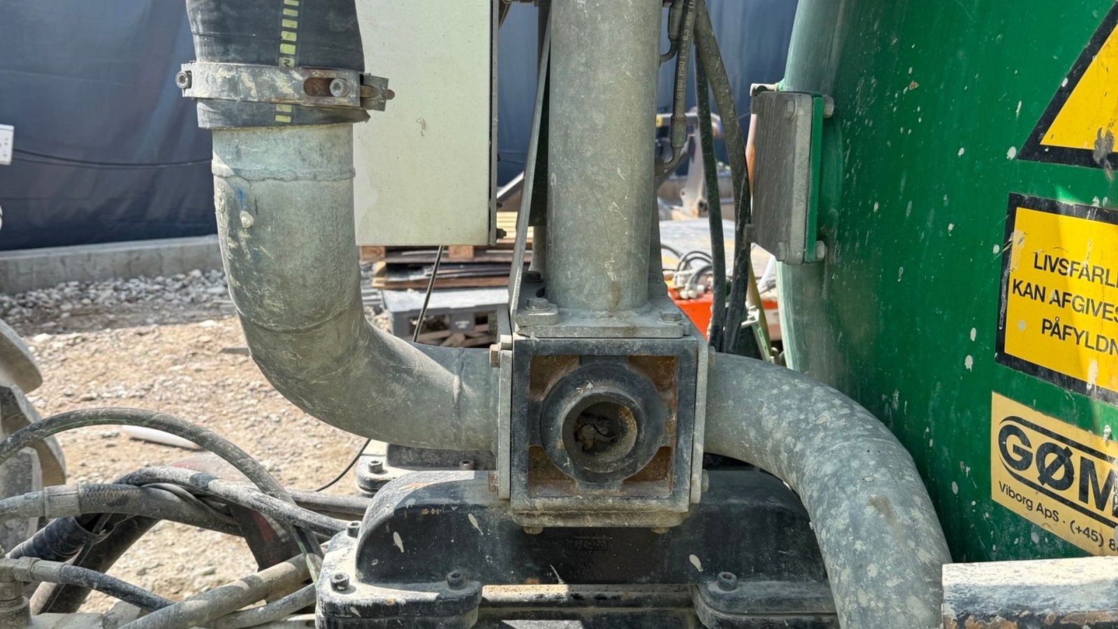 Pumpfass Türe ait Samson Slamsuger, 8.000 liter, Gebrauchtmaschine içinde Sakskøbing (resim 9)