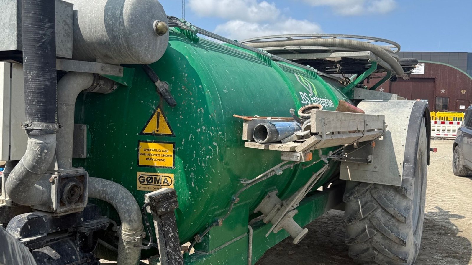 Pumpfass Türe ait Samson Slamsuger, 8.000 liter, Gebrauchtmaschine içinde Sakskøbing (resim 11)