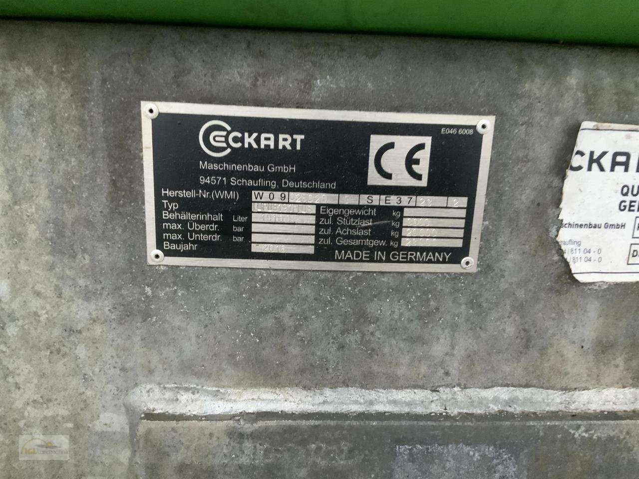 Pumpfass типа Sonstige ECKART 19000 Liter, Gebrauchtmaschine в Pfreimd (Фотография 5)