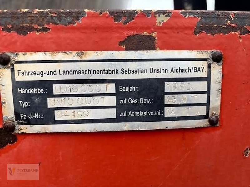 Pumpfass del tipo Sonstige UV 10000 T, Gebrauchtmaschine In Colmar-Berg (Immagine 7)