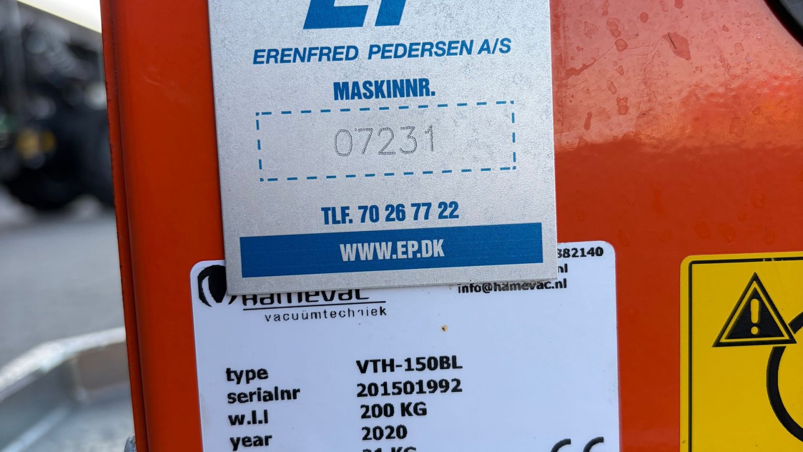 Pumpfass typu Sonstige VTH-150BL, Gebrauchtmaschine w Rønnede (Zdjęcie 3)