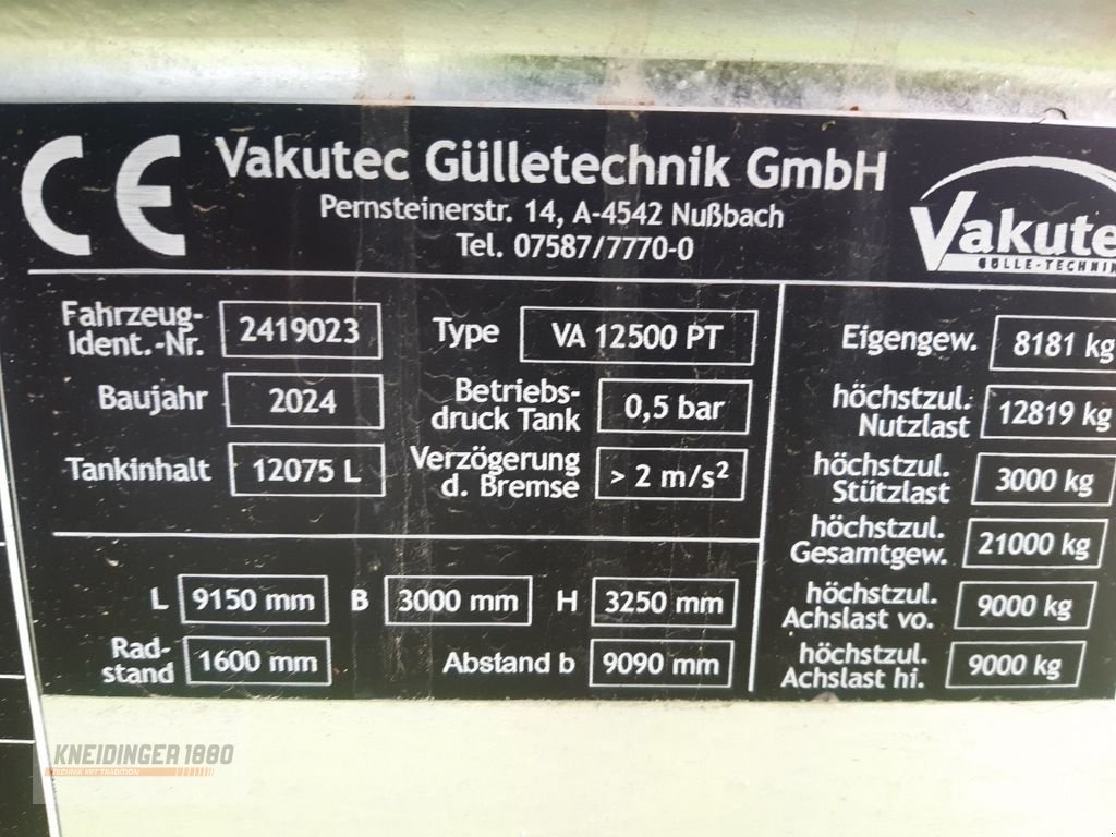 Pumpfass typu Vakutec Va 12500PT, Gebrauchtmaschine v Altenfelden (Obrázek 7)