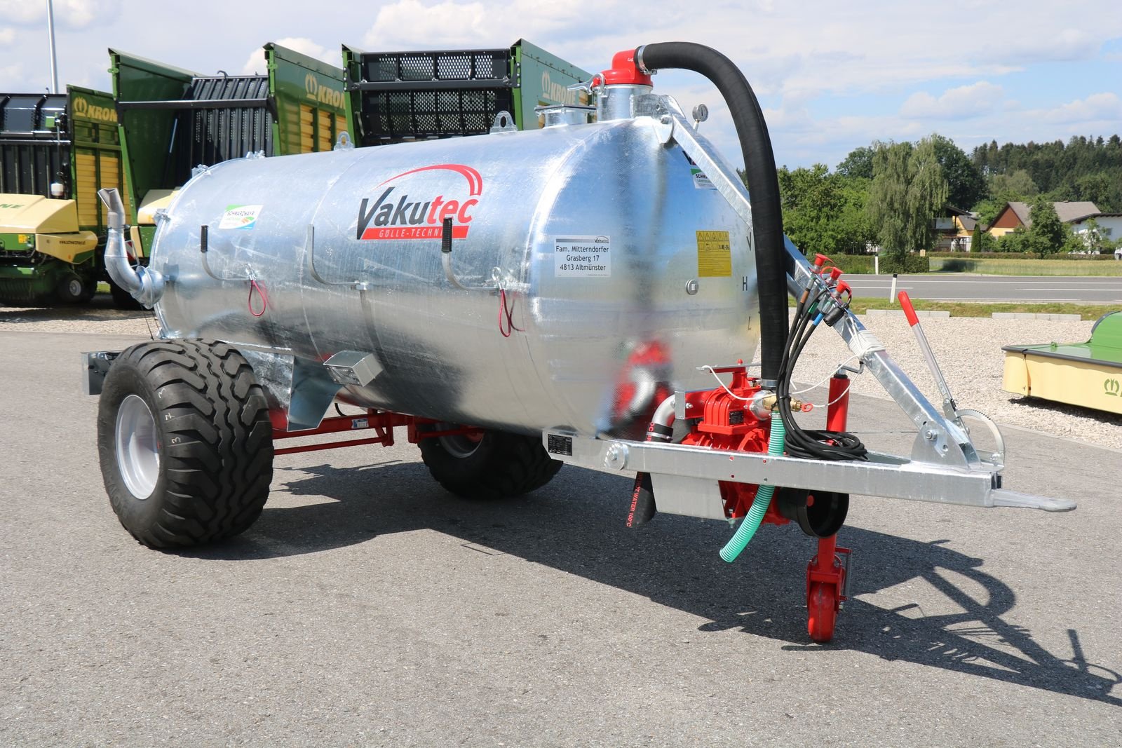 Pumpfass des Typs Vakutec VA 4000, Neumaschine in Schlitters (Bild 2)