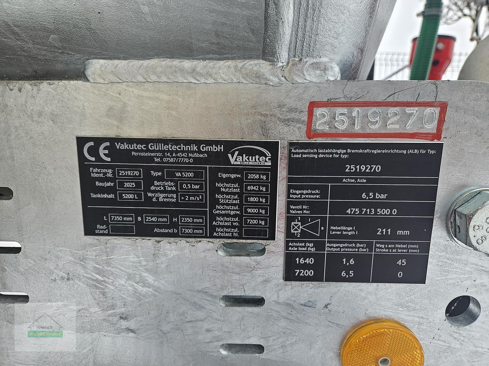 Pumpfass типа Vakutec VA 5200, Neumaschine в Wies (Фотография 6)