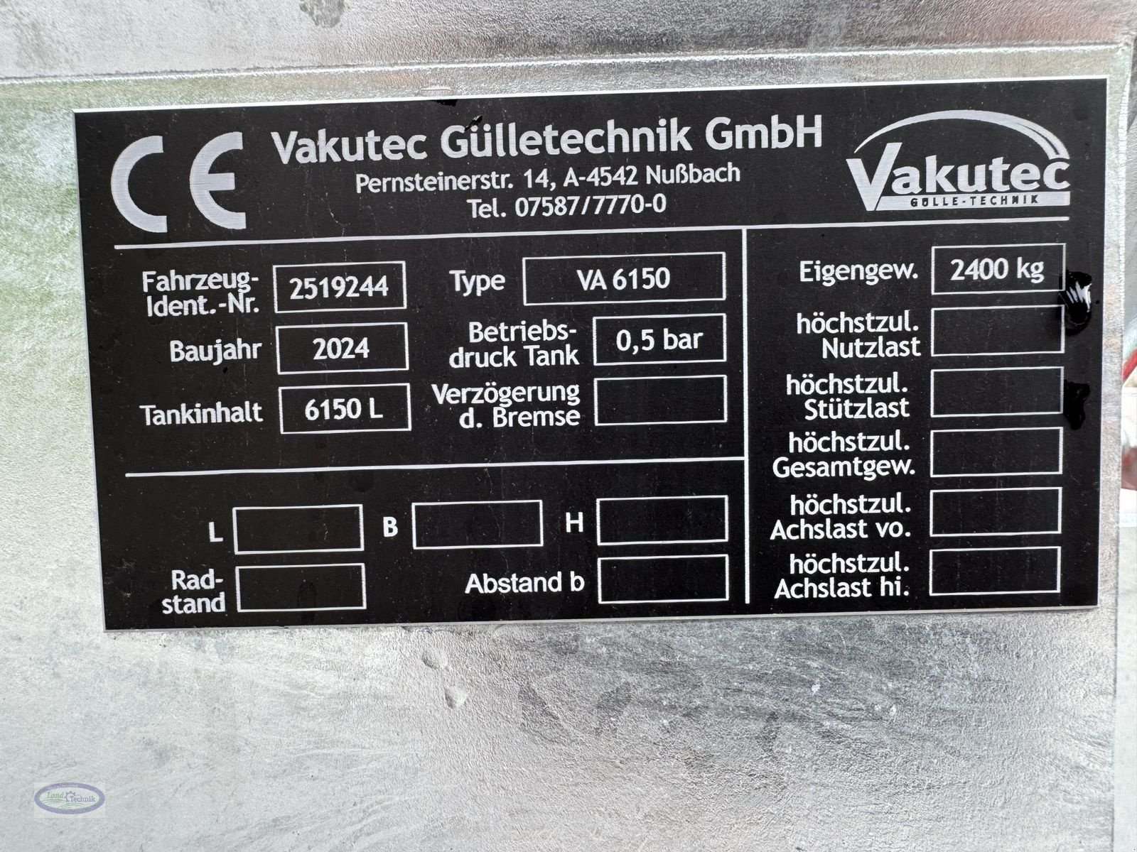 Pumpfass del tipo Vakutec VA 6150 Standard, Neumaschine In Münzkirchen (Immagine 11)