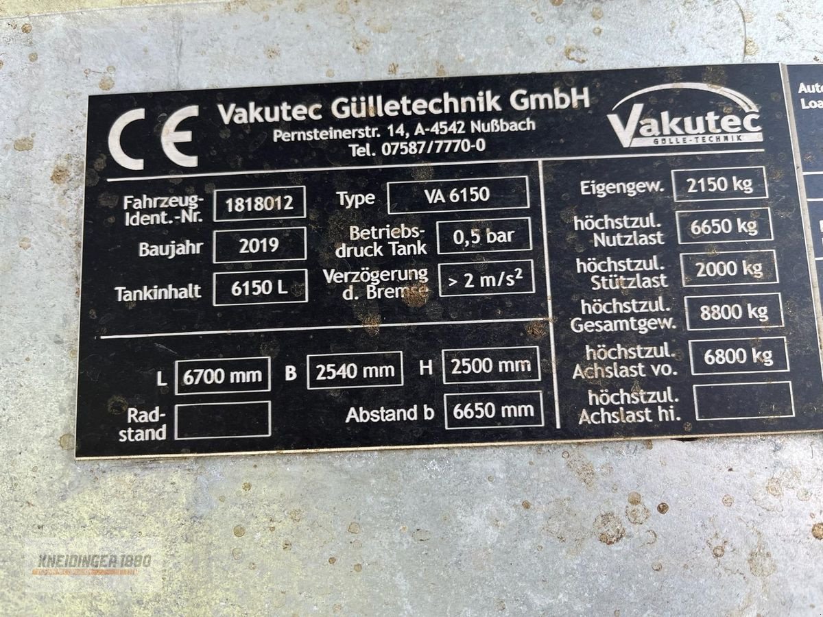 Pumpfass от тип Vakutec VA 6150, Gebrauchtmaschine в Altenfelden (Снимка 14)