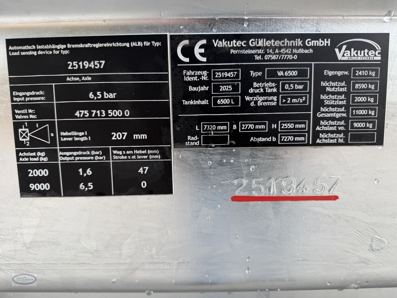 Pumpfass za tip Vakutec VA 6500, Gebrauchtmaschine u Münzkirchen (Slika 11)