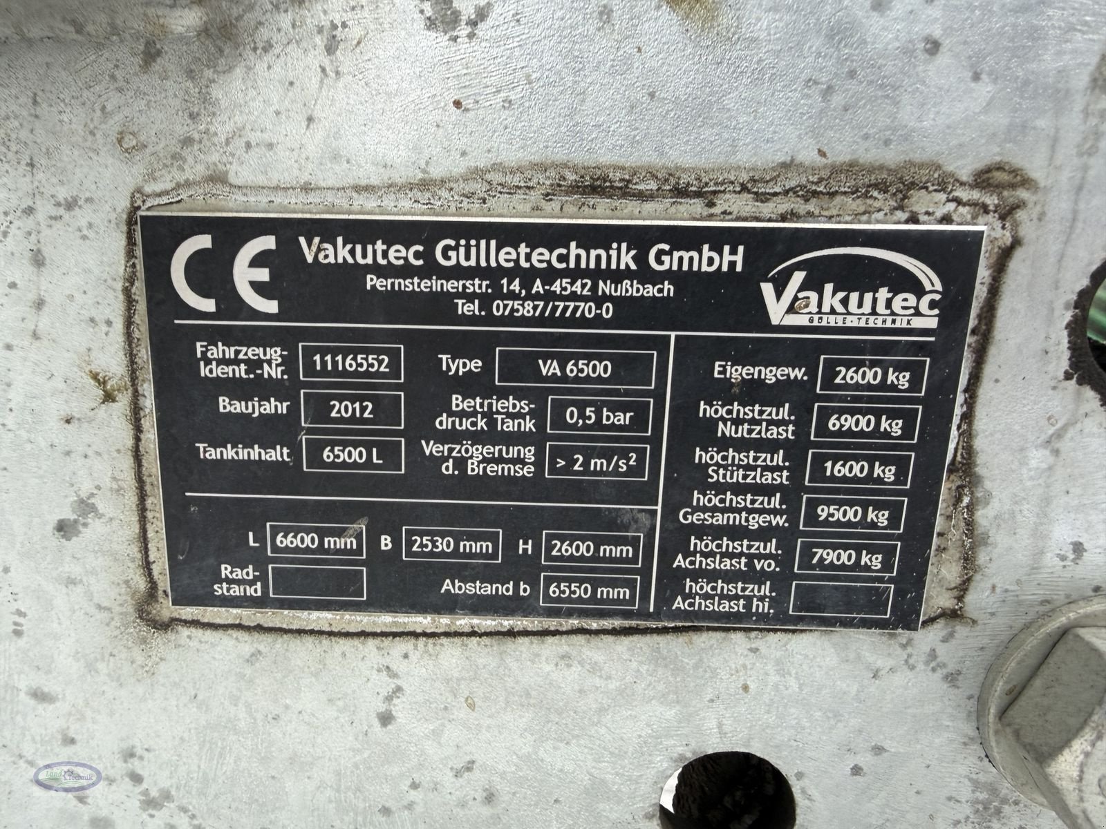Pumpfass typu Vakutec VA 6500, Gebrauchtmaschine v Münzkirchen (Obrázek 16)