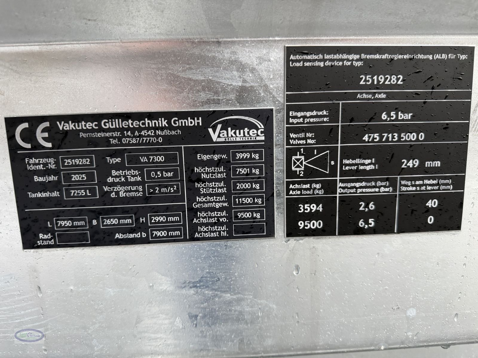 Pumpfass Türe ait Vakutec VA 7300, Neumaschine içinde Münzkirchen (resim 15)