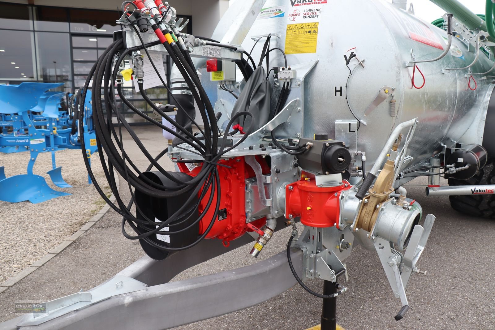 Pumpfass Türe ait Vakutec VA 9500 P + Schlepps, Vorführmaschine içinde Aurolzmünster (resim 8)