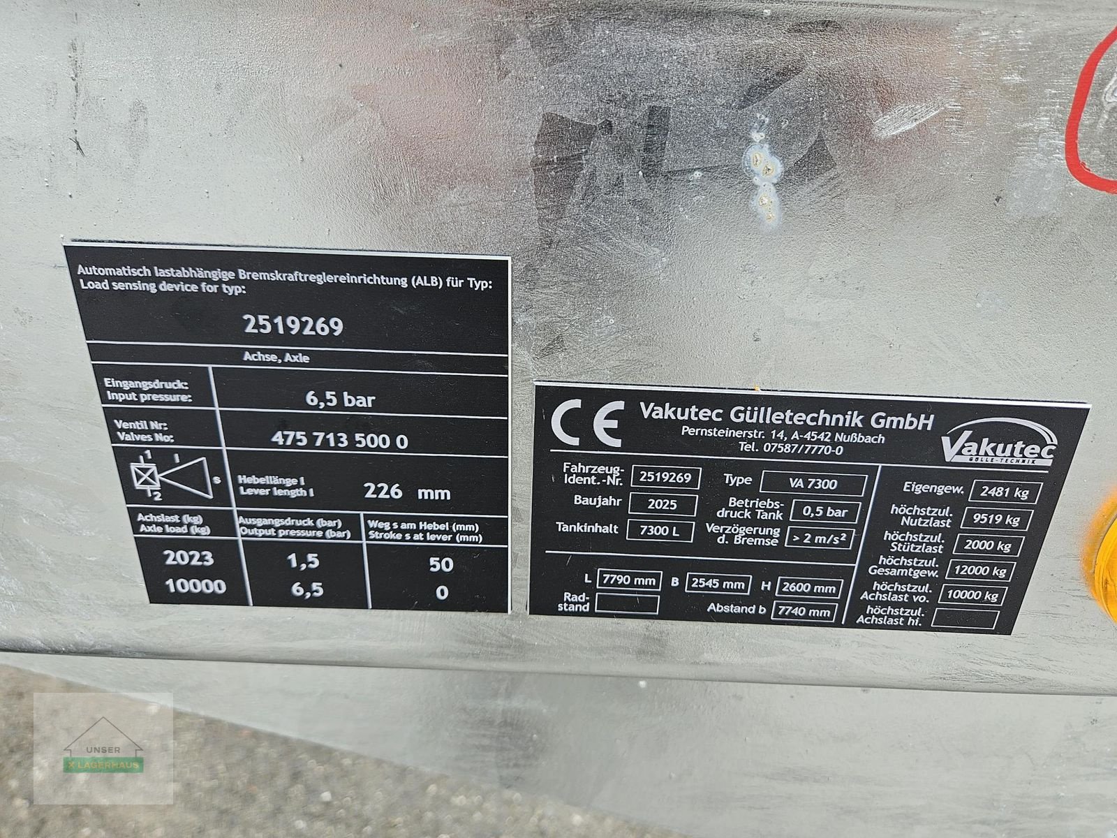 Pumpfass del tipo Vakutec VA7300, Vorführmaschine In Wies (Immagine 3)